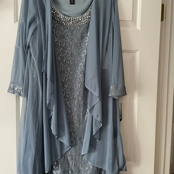 R&M Richard MOB dress, teal size 16 - Picture 7 of 13